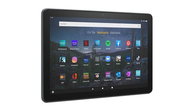 Amazon Fire HD 10 Plus Tablet (2021) Full HD Display, 32 GB, Octa-Core, 4 GB RAM, kabellose Ladefunktion, mit Spezialangeboten - Schiefergrau