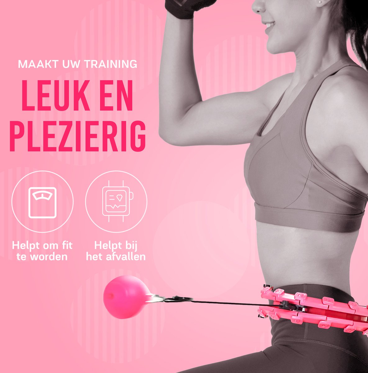 Smart Hula Hoop Fitness – Beschwerter Hula Hoop für Erwachsene und Kinder – Fitness Hula Hoop – Hoop Fitness