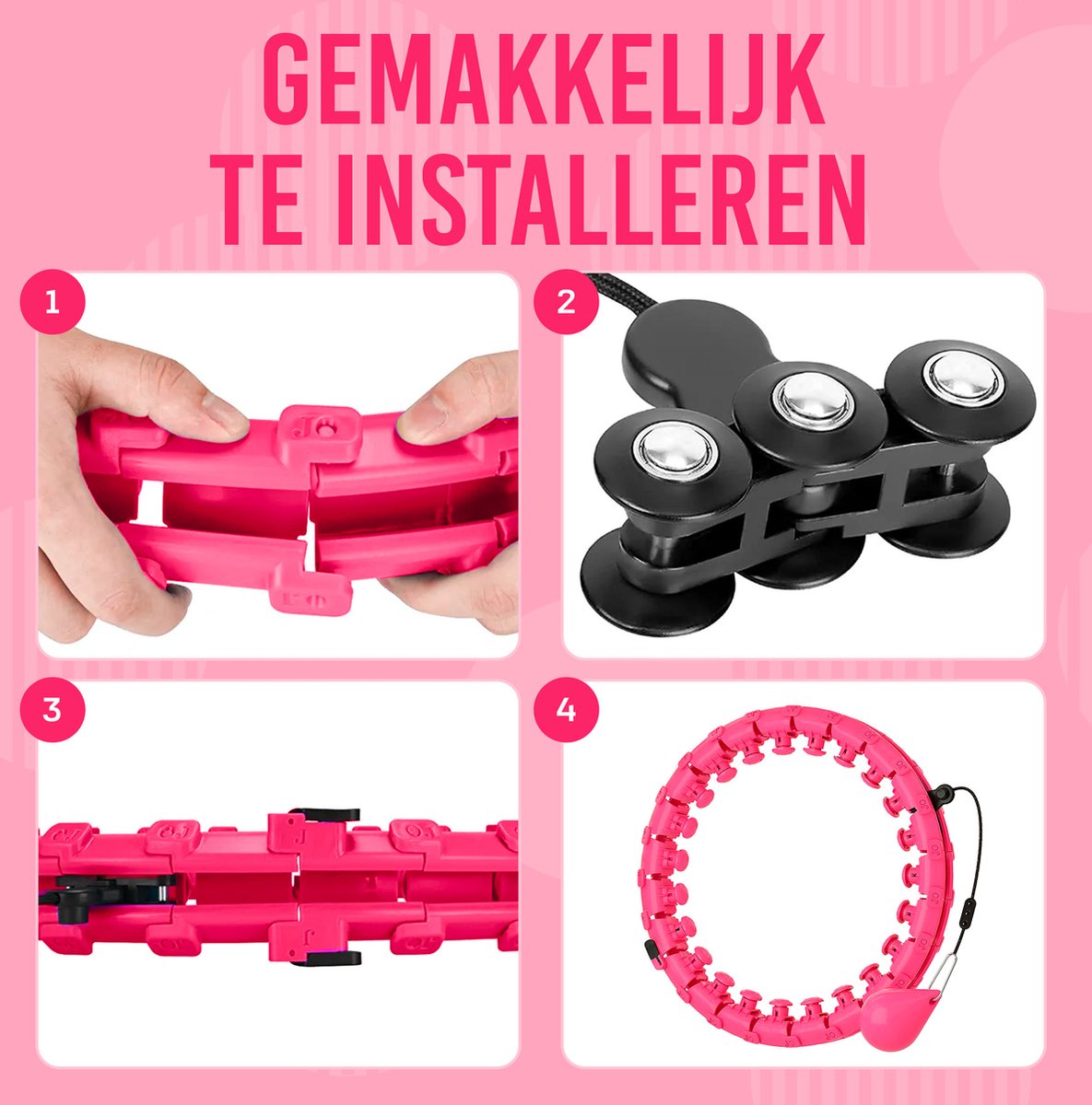 Smart Hula Hoop Fitness – Beschwerter Hula Hoop für Erwachsene und Kinder – Fitness Hula Hoop – Hoop Fitness