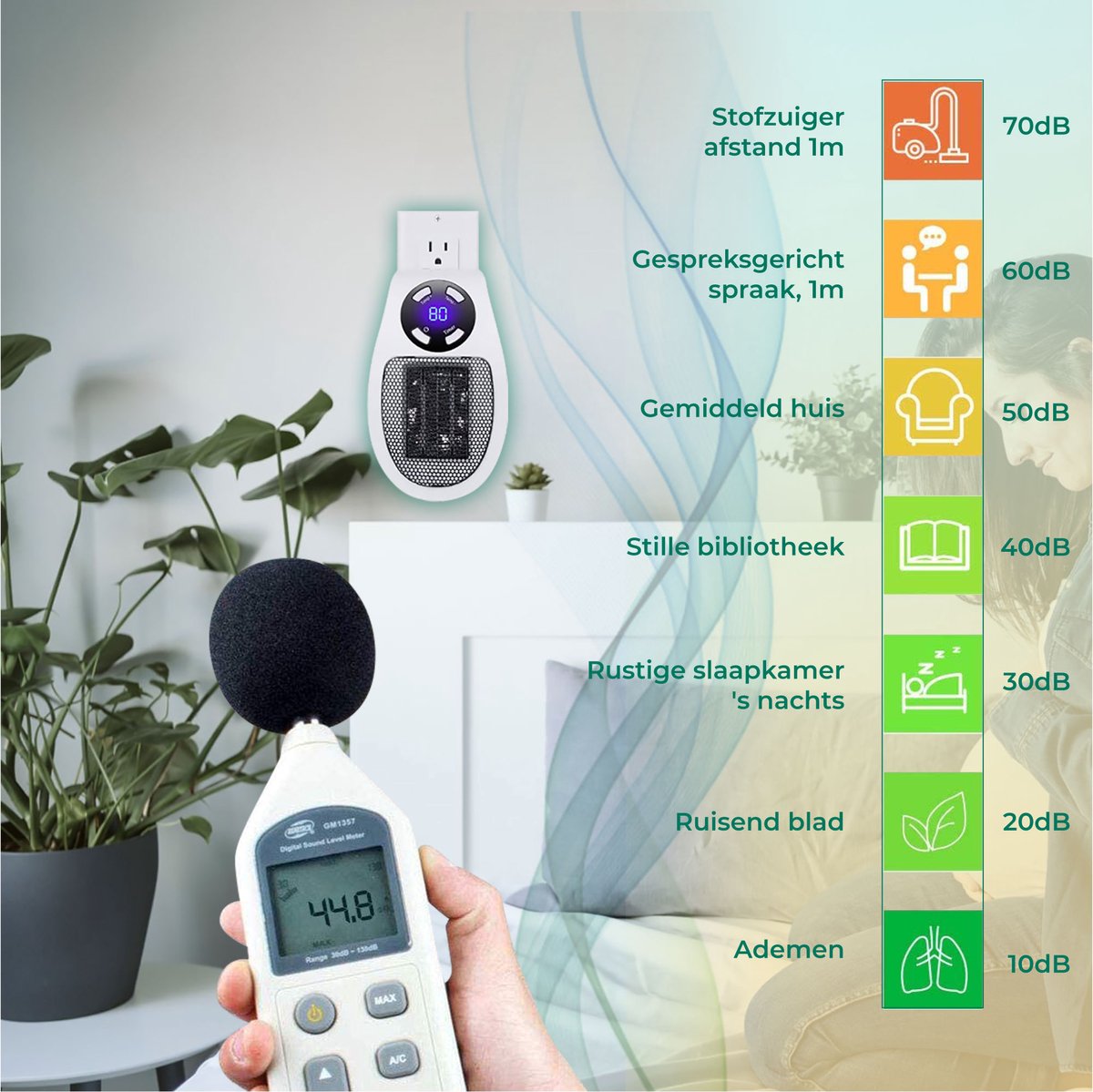 Tragbare Heizung 500 W