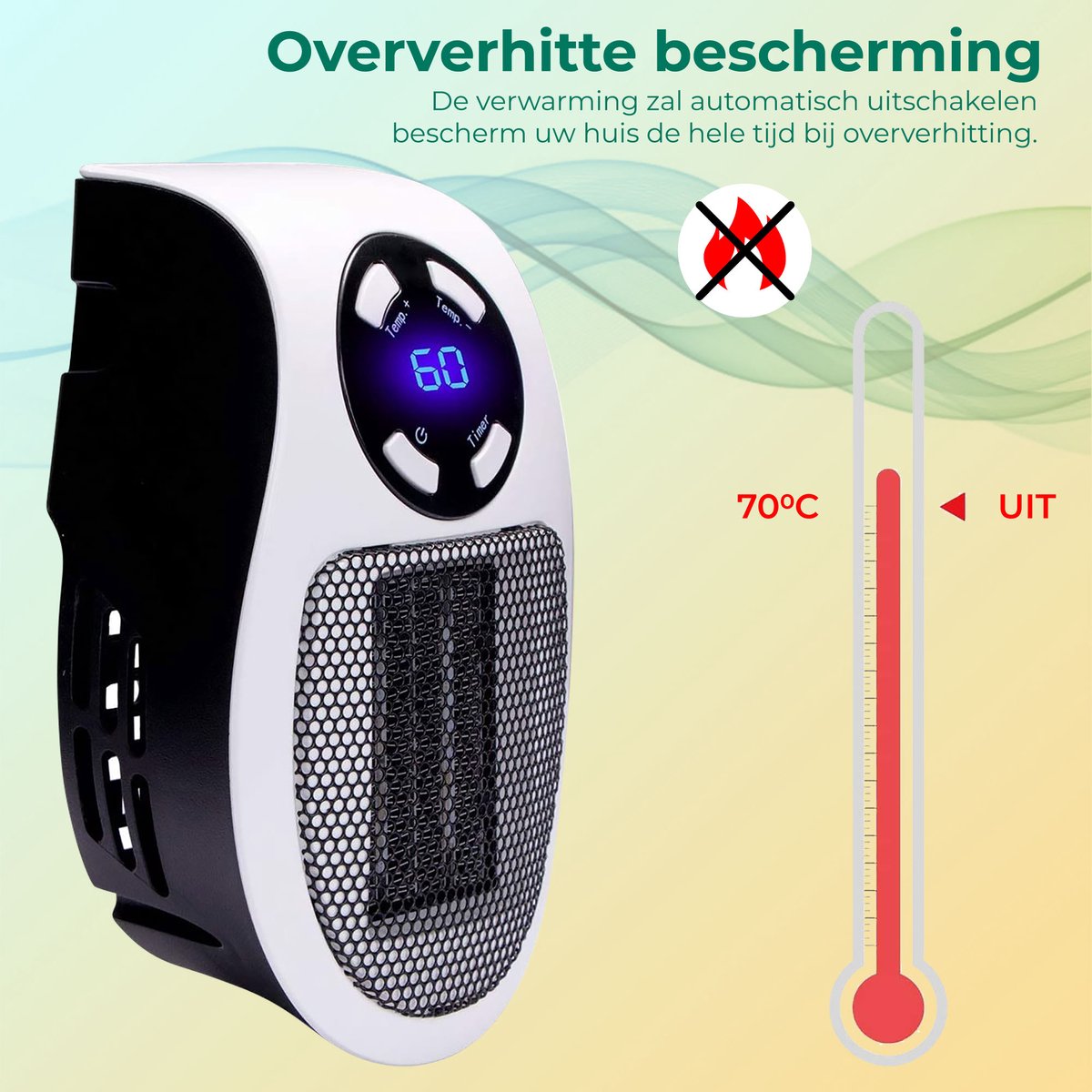 Tragbare Heizung 500 W