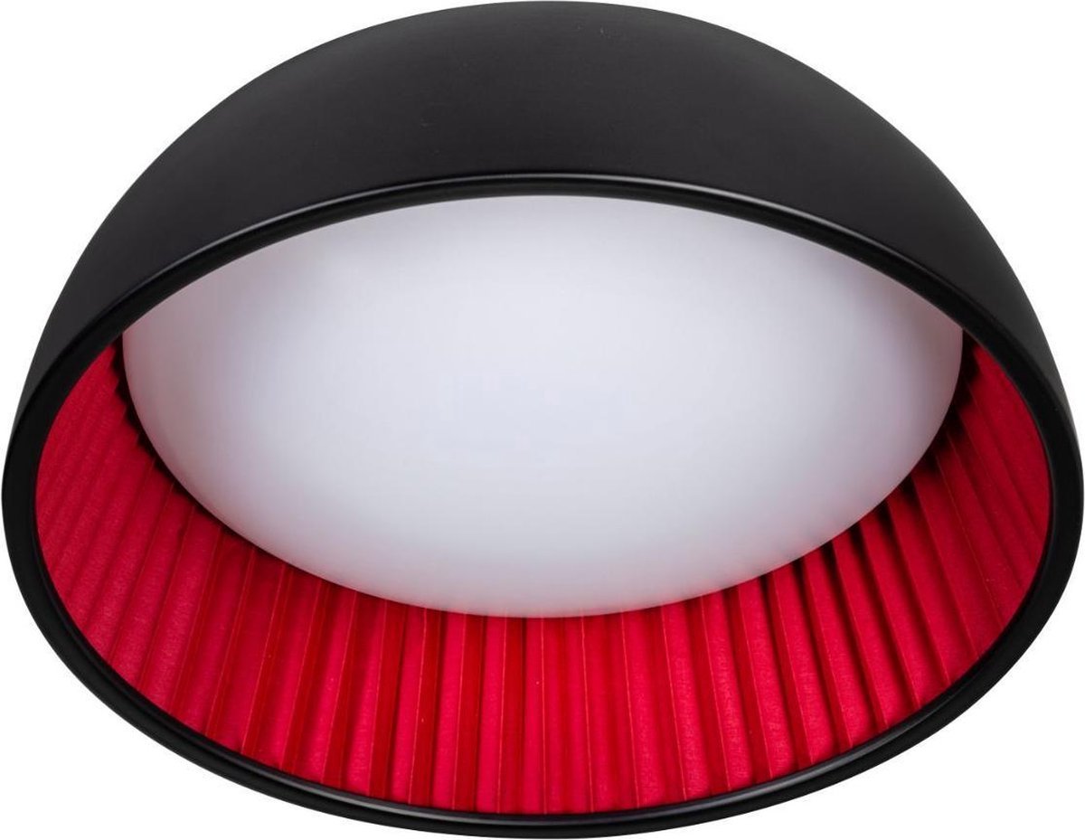 ETH Deckenleuchte Ringo LED Ø 49 cm | Schwarz Rot