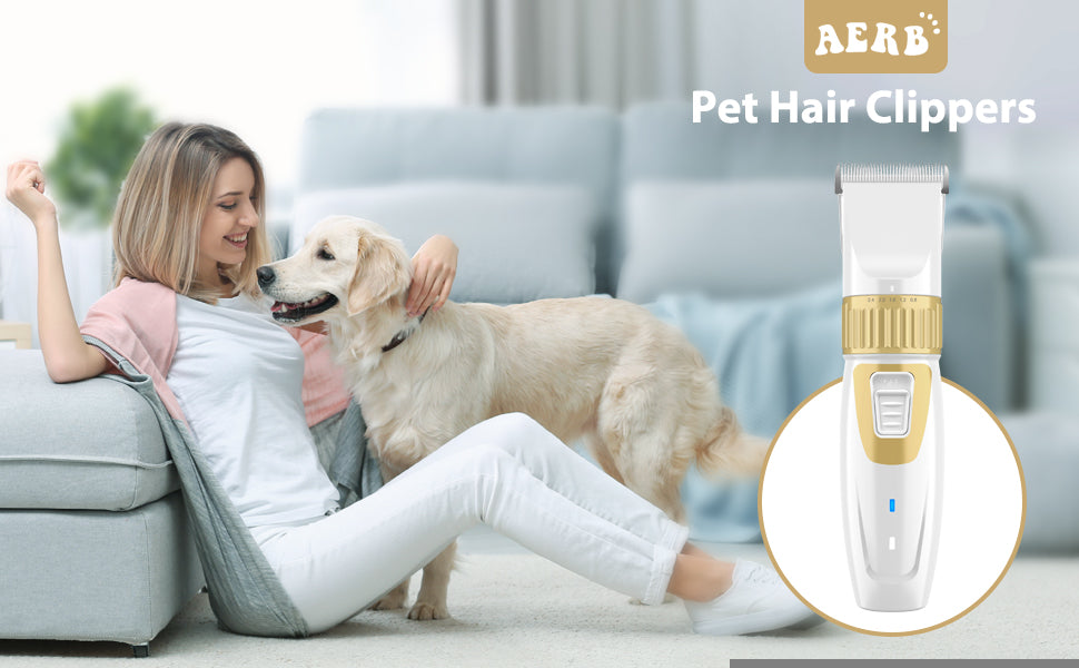 AERB Hundefriseur Kabellose Hundepflegemaschine Haustierschermaschine