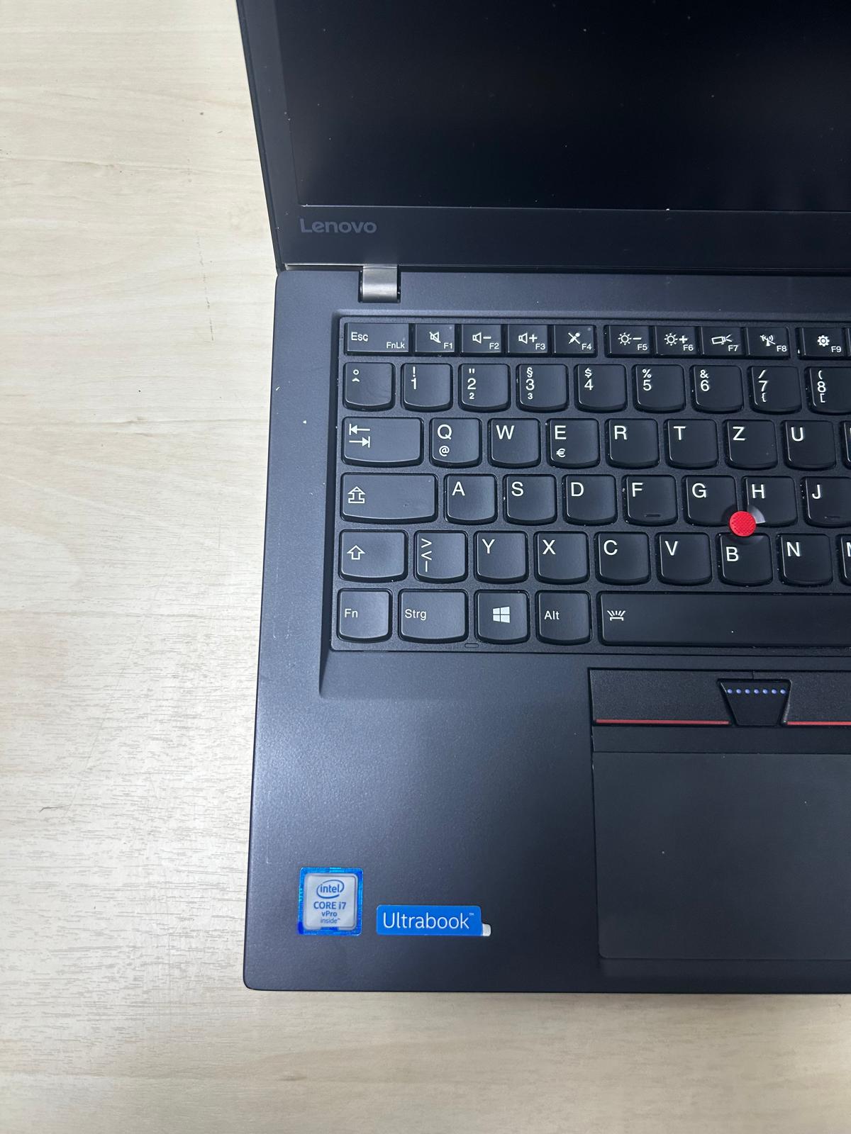 LENOVO T460S Intel i7 6600U 12 GB RAM 256 GB M.2 SSD 14'' Notebook