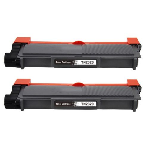 2 x Hausmarke Brother TN-2310 / TN-2320 schwarz