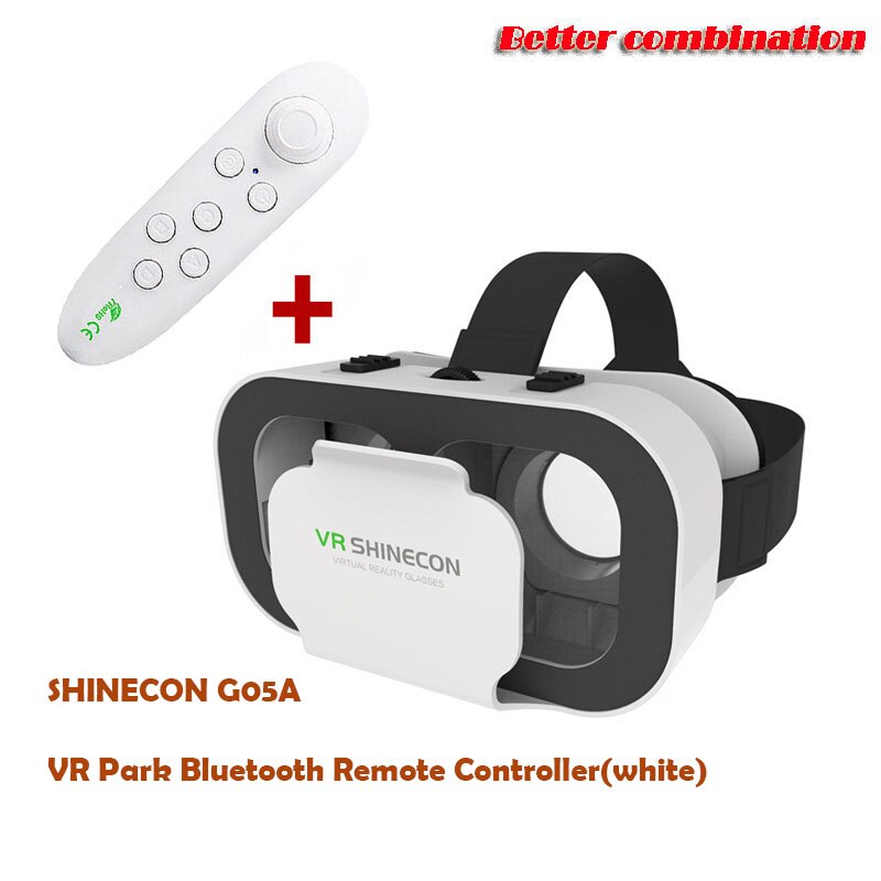 VR Shinecon G05A Virtual Reality HD Lens Headset Wirtschaftliche universelle 3D-VR-Brille Casque für 4,7-6,0 Zoll Android IOS-Telefone