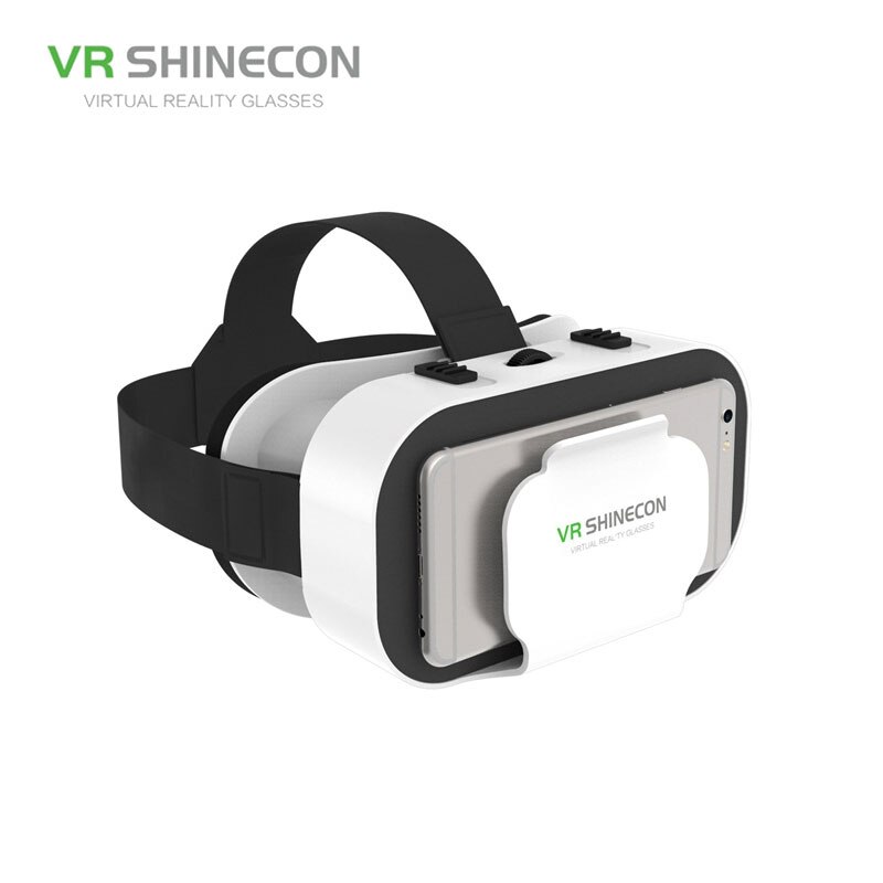 VR Shinecon G05A Virtual Reality HD Lens Headset Wirtschaftliche universelle 3D-VR-Brille Casque für 4,7-6,0 Zoll Android IOS-Telefone