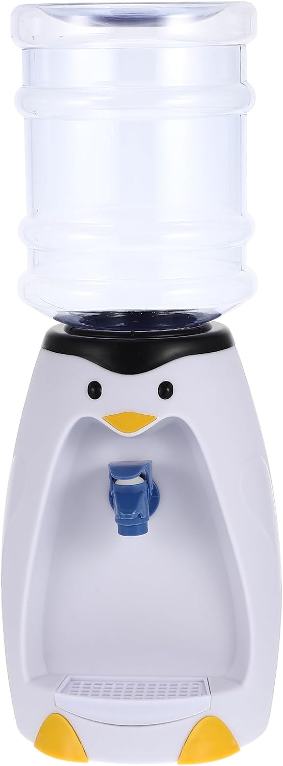 ABOOFAN 1Pcs Wasserspender Handwasserpumpe Mini-Trinkspender Wasserkocher Wasserkessel Wasserkühler for House Getränkeautomat in Pinguin-Design small Wasserflasche Büro