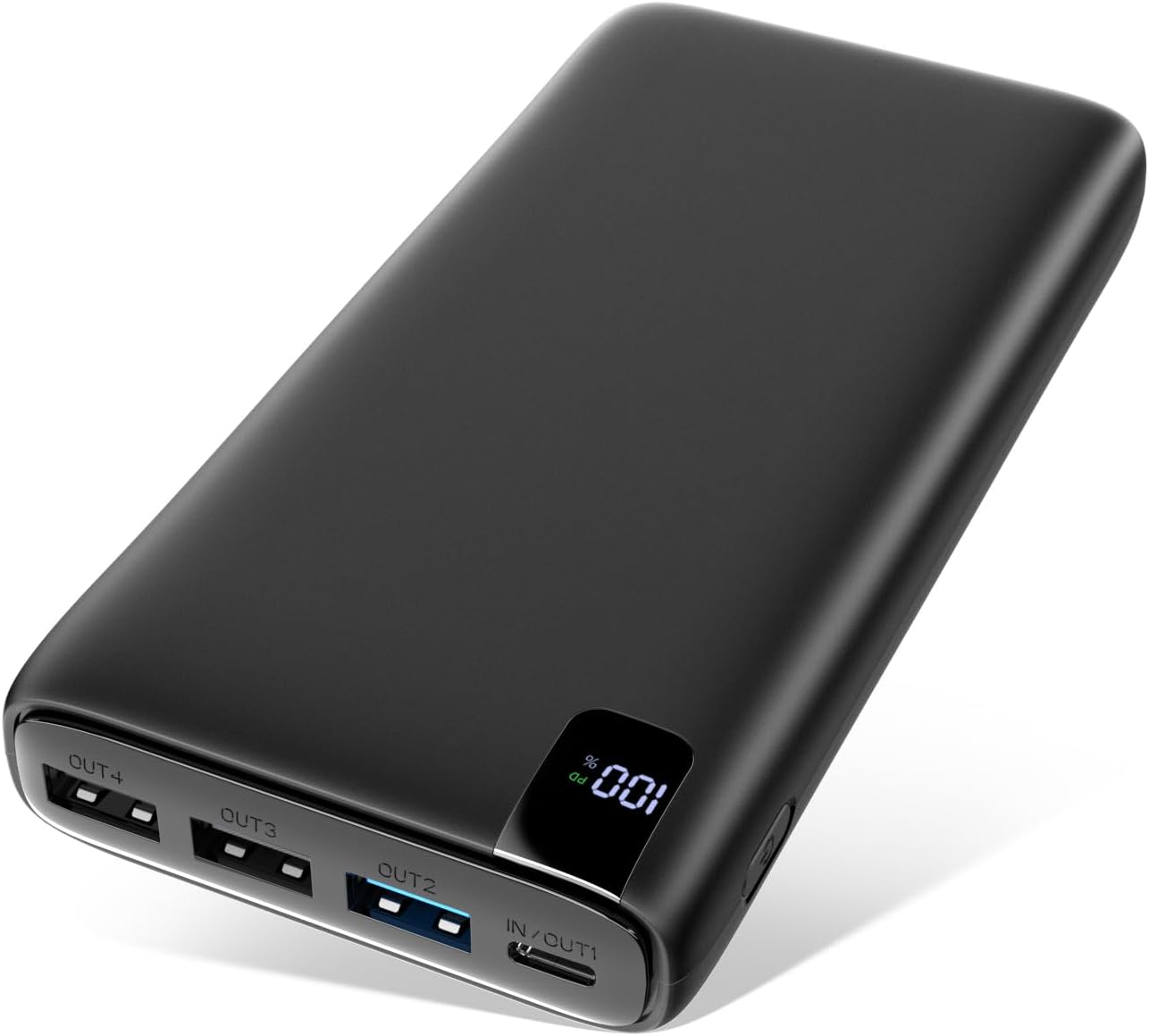 ADDTOP Powerbank 26800 mAh, externer Akku USB C mit 22,5 W Stromversorgung, tragbares 4-Port-Ladegerät, kompatibel mit Smartphone, Tablet und mehr
