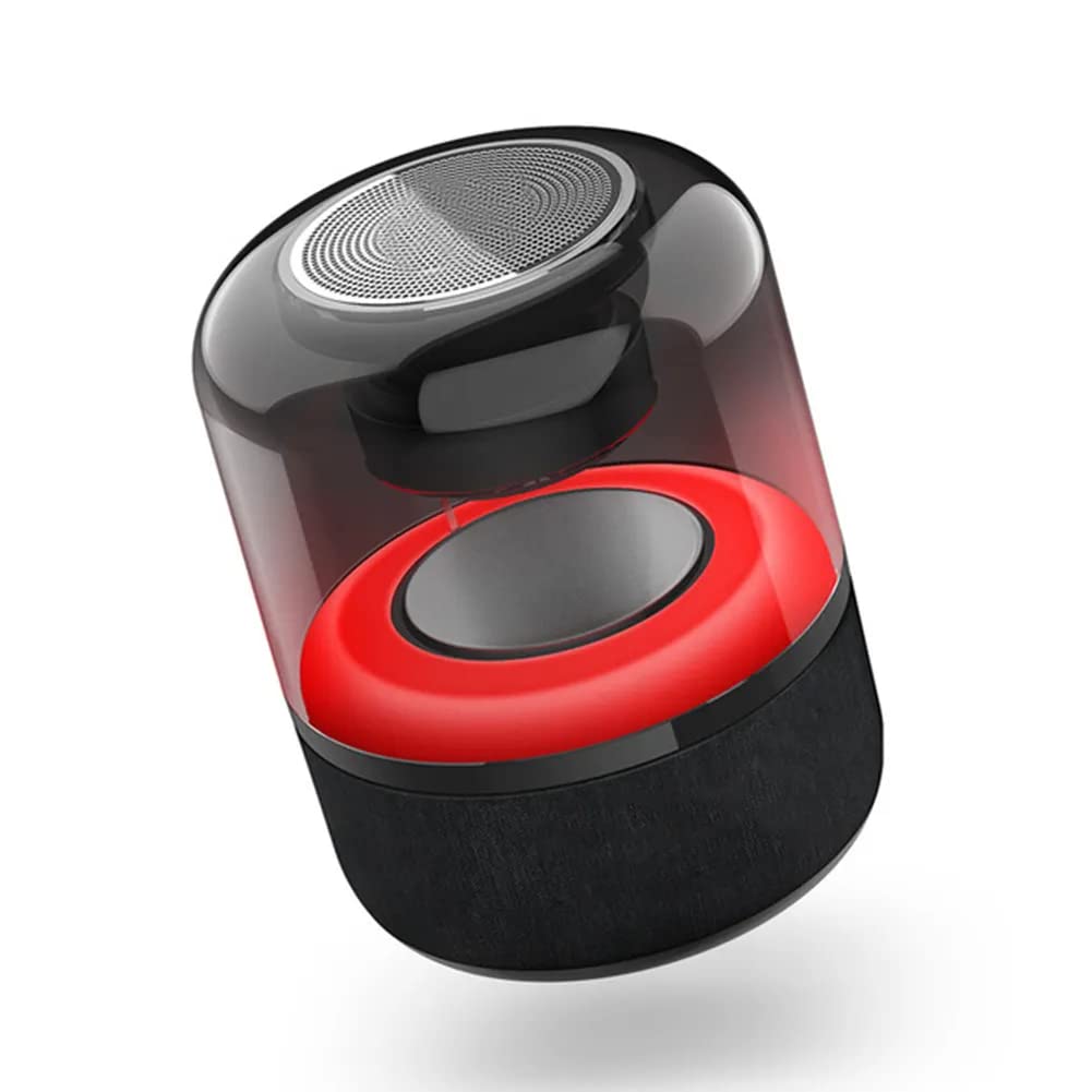Uranus™ Z5 kabelloser Bluetooth BT v5.0 tragbarer Lautsprecher mit 4–8 Stunden Backup, integriertem wiederaufladbarem Akku, UKW-Radio | AUX | mSD | USB | 360-Grad-LED-Lichtshow