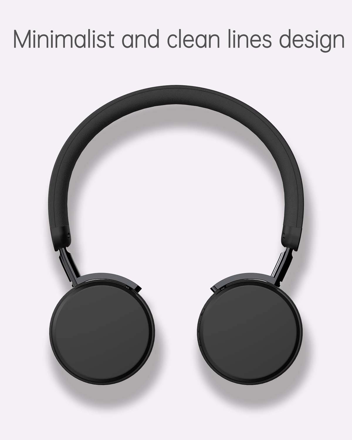XSOUND X-Mate Kabellose On-Ear-Kopfhörer, Qualcomm-Chipsatz, Bluetooth-Kopfhörer mit Geräuschunterdrückung und 2 Mikrofonen, Lange Spielzeit, ideal für den Heimgebrauch, im Fitnessstudio, auf Reisen