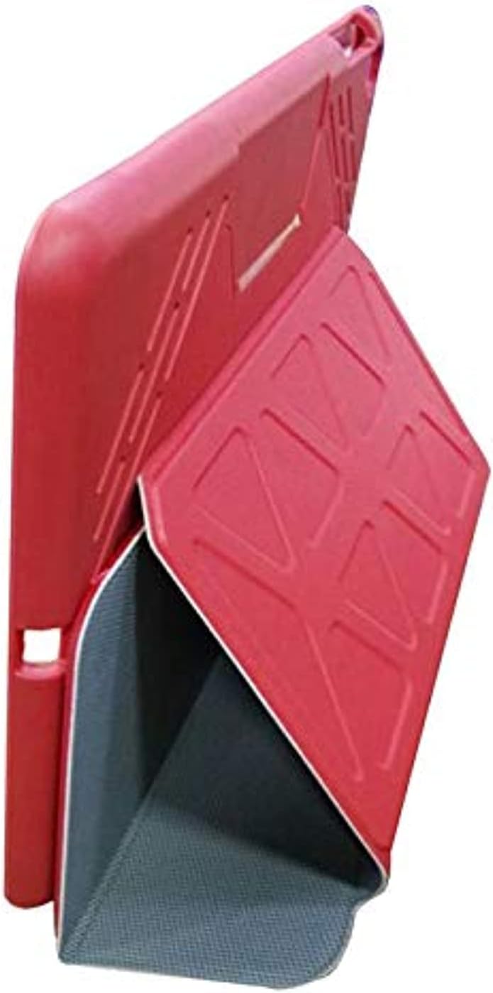 Belk 3D Smart Protection Case Schutz Hülle für iPAD 10.2 (2019) mit integriertem Apple Pencil-Halter, rot