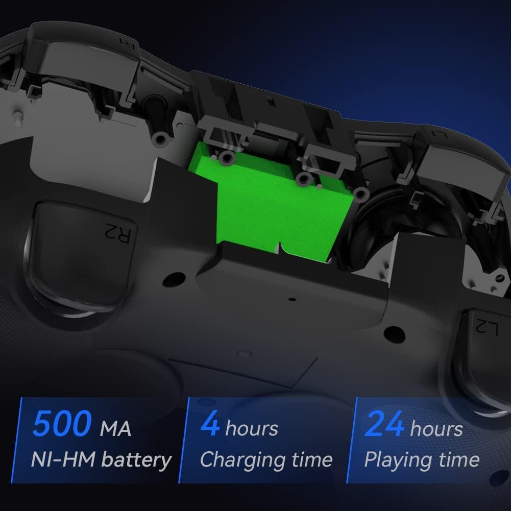 ShanWan Smartphone-Controller für Android/iOS, handlicher Controller mit Halterung, Bluetooth Mobile Gaming Controller für PS Remote Play Xbox Cloud Steam Link GeForce Now MFi Apple Arcade Games