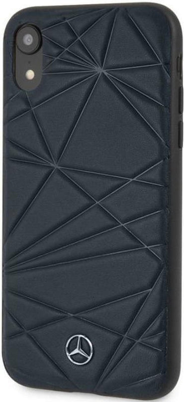 CG Mobile Mercedes Twister Hartleder iPhone XR Coque – Bleu