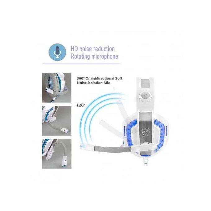 Beexcellent GM-2 Gaming-Headset, 3,5 mm Surround Sound, Rauschunterdrückung, LED