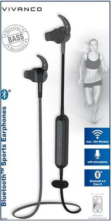 ViVanco™SPORT AIR - Kopfhörer - im Ohr - Sport - Schwarz - Binaural - Kabellos Vivanco