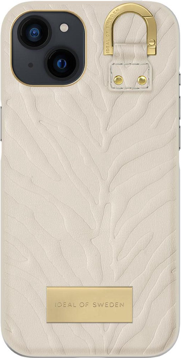 Coque iDeal Of Sweden Fashion Atelier pour iPhone 13, motif zèbre écru