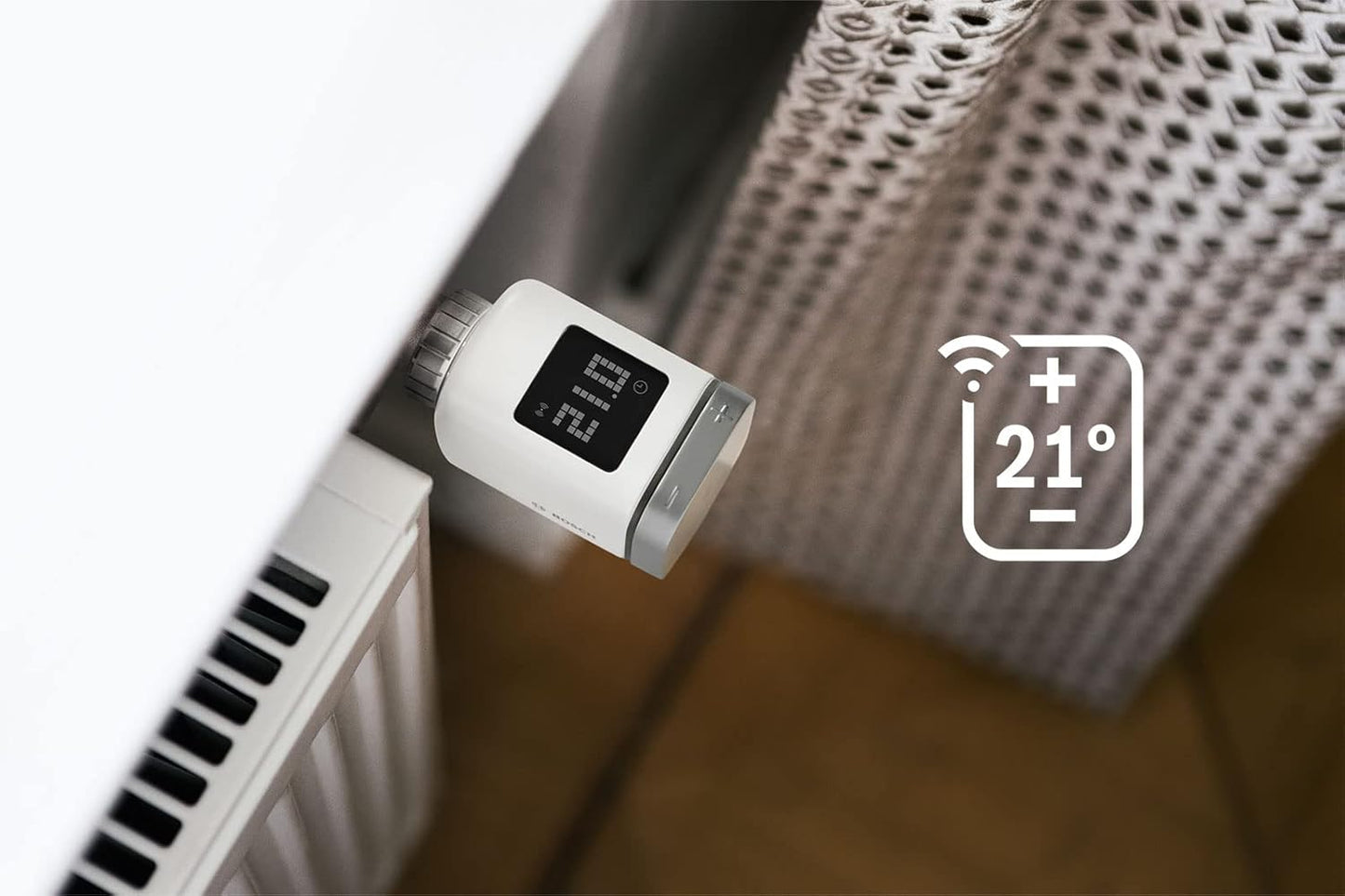 Bosch Smart Home Heizkörperthermostat II, smartes Thermostat mit App-Funktion, kompatibel mit Amazon Alexa, Apple HomeKit, Google Home