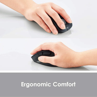 Elecom Dr.EXG 2,4 GHz kabellose Maus -Kiwami- Maus / extrem ergonomisches Design, kleine Größe, blaue LED, große Größe, 5 Tasten / rot / M-XGL10DBSRD