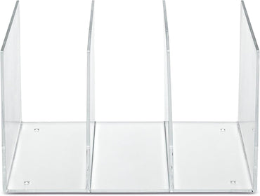 MAUL Acryl Katalog-Stehsammler glasklar 3-Fächer
