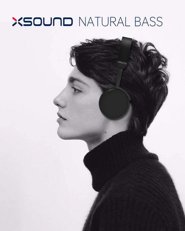 XSOUND X-Mate Kabellose On-Ear-Kopfhörer, Qualcomm-Chipsatz, Bluetooth-Kopfhörer mit Geräuschunterdrückung und 2 Mikrofonen, Lange Spielzeit, ideal für den Heimgebrauch, im Fitnessstudio, auf Reisen