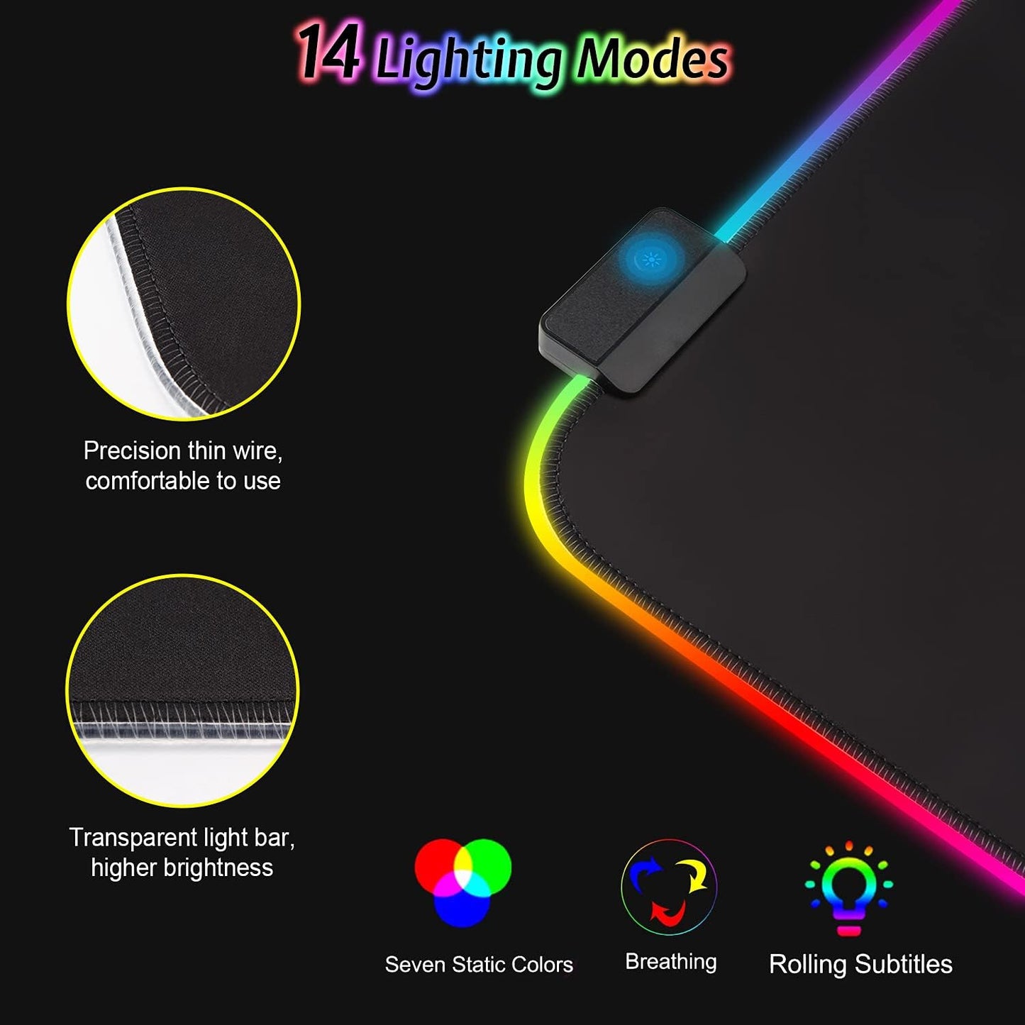 RGB Gaming – 800 x 300 mm –