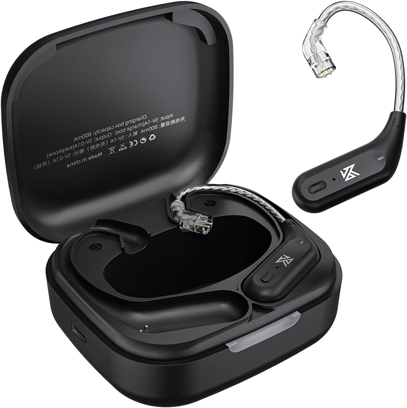 KZ AZ09 Typ-B Bluetooth 5.2 Wasserdichtes Bluetooth-Modul-Upgradekabel für ZST/ZSTX/ZS10/AS06/AS10/BA10/ZSR/ES4 (B-Pin)
