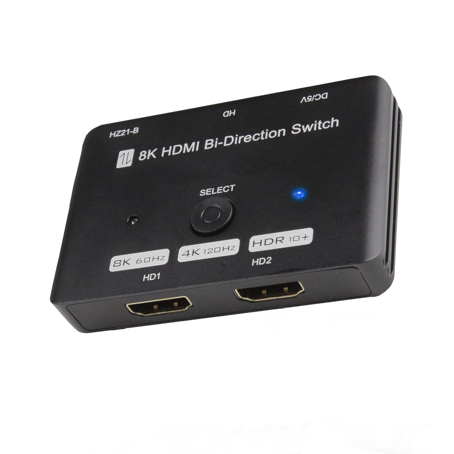 ALYYDBG HDMI 2.1-Switch mit 2 HDMI 2.1-Kabeln, bidirektionaler 48-Gbit/s-HDMI-2.1-Umschalter unterstützt 2in 1out oder 1in 2out, 8K@60Hz 4K@120Hz 2K@144Hz und passt für Xbox PS5/4 HDMI-Projektoren TV