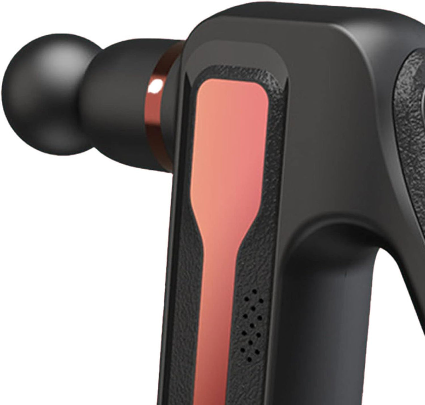 Percussion Muskelmassagegerät, 32 Vibrationsmodi, reduziert Schmerzen, 8 Köpfe, Muskelmassagegerät, geräuscharm, LCD-Display für Beine (rot)