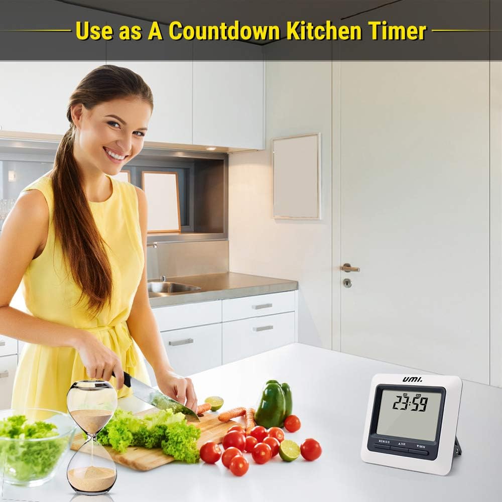 Umi. Fleischthermometer, digitales Bratenthermometer, Ofenthermometer, Grillthermometer, Barbecue Smoker Kerntemperaturthermometer mit Sonde für das Kochen von Fleisch in der Küche