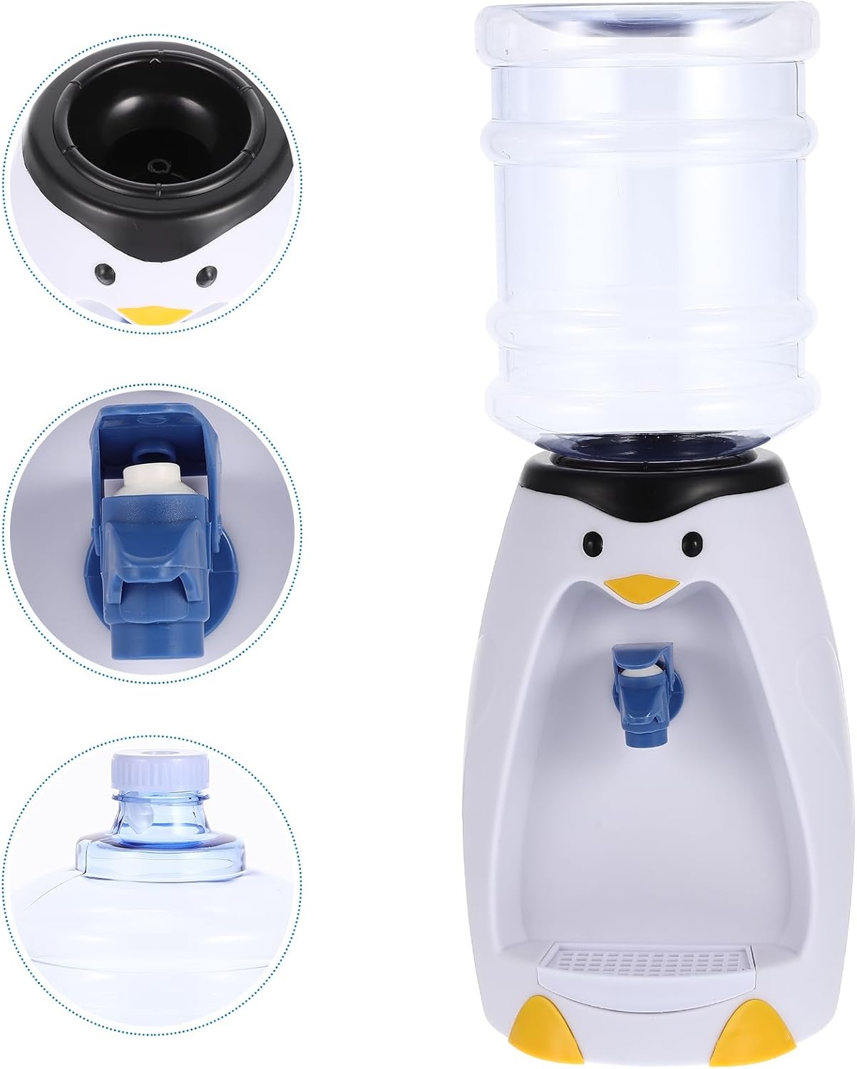 ABOOFAN 1Pcs Wasserspender Handwasserpumpe Mini-Trinkspender Wasserkocher Wasserkessel Wasserkühler for House Getränkeautomat in Pinguin-Design small Wasserflasche Büro