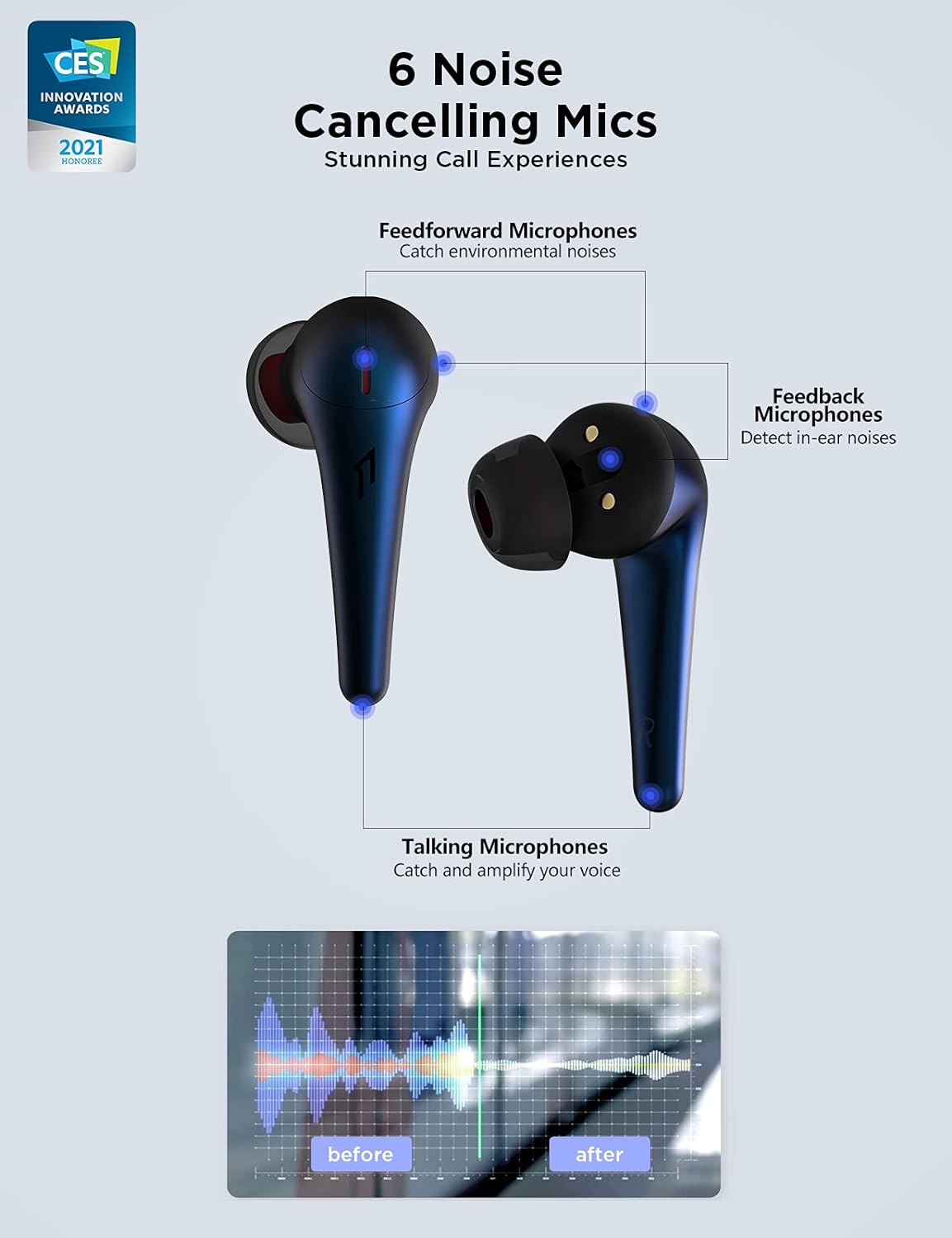 1More Comfobuds Pro True Wireless ES901