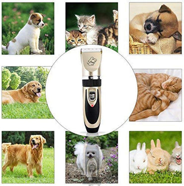 Professionelle Tierhaarschneider Hunde- und Katzenschermaschine, Schnelllade-Perserkatzenschermaschine, leise, wiederaufladbare, kabellose Haustierschermaschine für langes, dickes, kurzes Haar