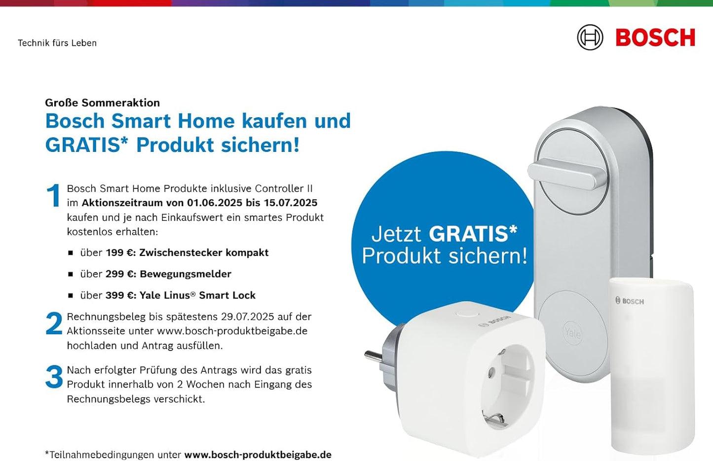 Bosch Smart Home Heizkörperthermostat II, smartes Thermostat mit App-Funktion, kompatibel mit Amazon Alexa, Apple HomeKit, Google Home