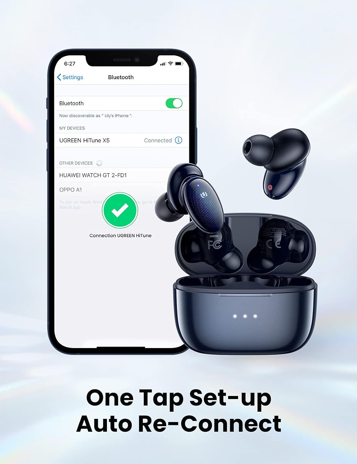 UGREEN Hitune X5 kabellose Ohrhörer Bluetooth 5.2