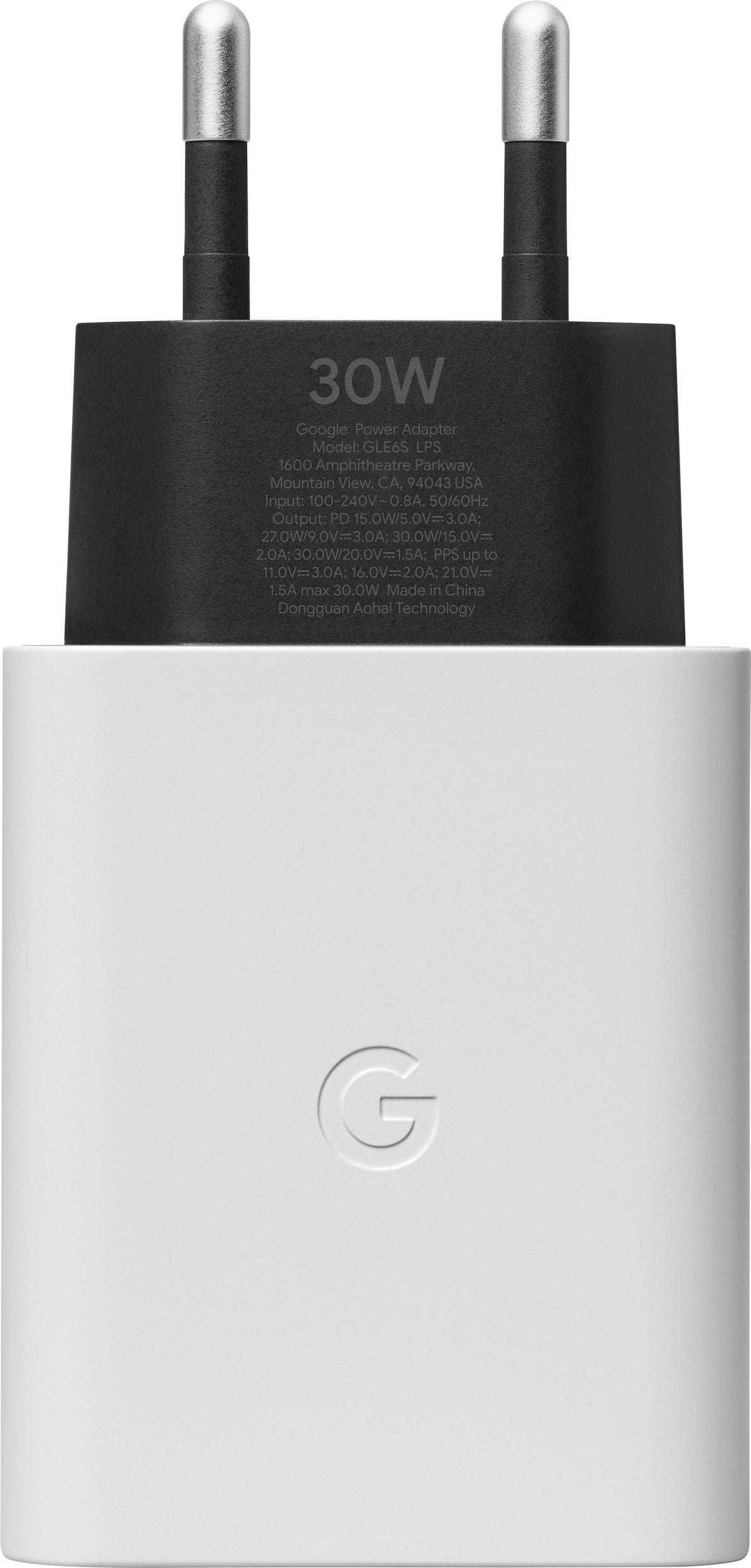 Google USB-C 30W Ladegerät, Weiß GA03502-EU