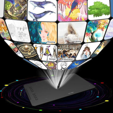 XP-PEN Deco 01 V2 Grafiktablett Zeichentablett Neigungsfunktion unterstützt Android 6.0 mit 8 Schnellzugriffstasten