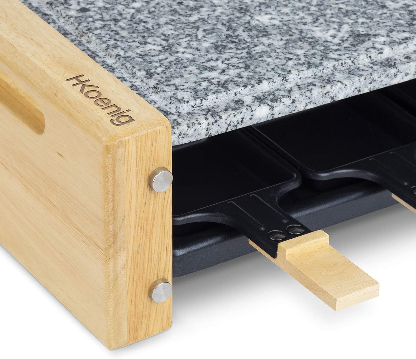 WOD6 Multifunktions-Raclette und Stein für 6 Personen