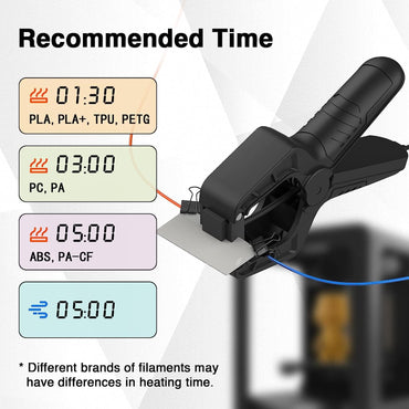 Tseriact 1,75 mm Filamentanschluss, 3D-Filament, der Anschluss, 3D-Filamentschweißanschluss, einfache Bedienung, gebrochenes 3D-Filament für alle Arten von PLA/ABS/PETG/PC/PP/PVB/Hip-Material