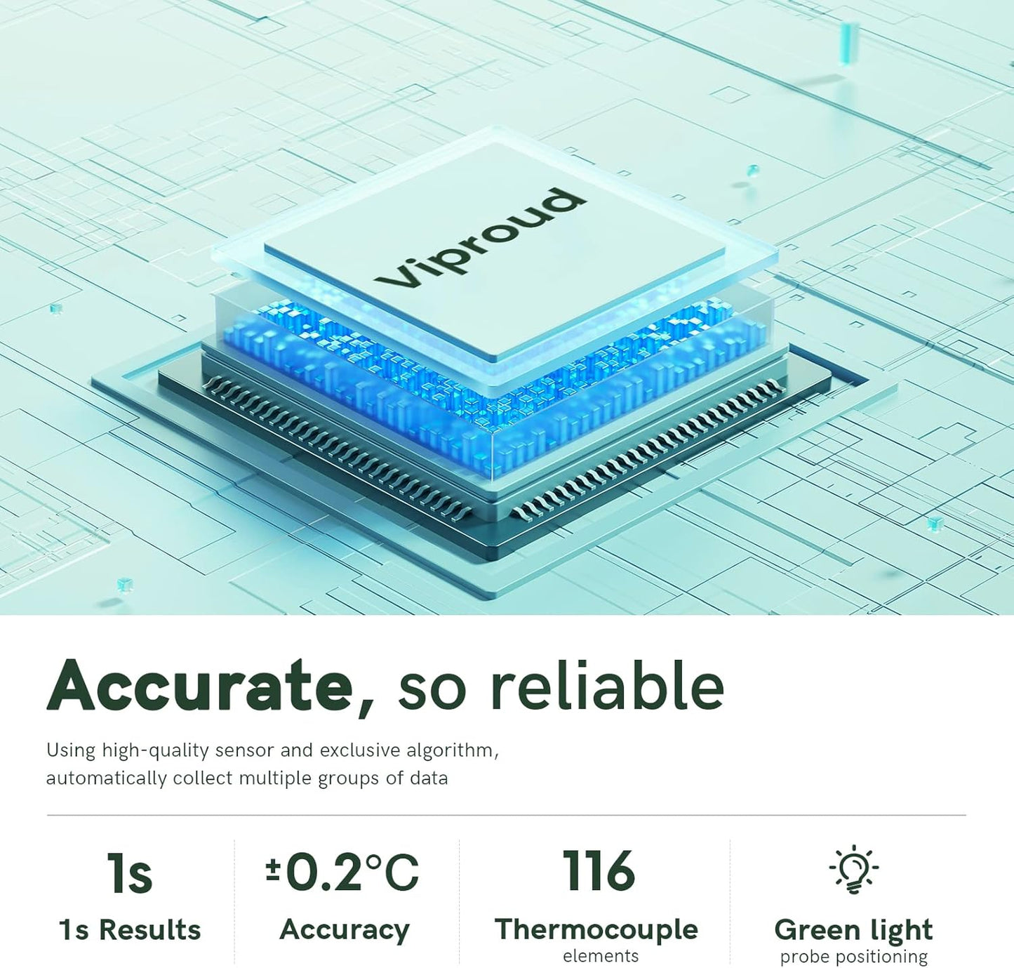 Viproud Infrarot-Thermometer FC-IR202
