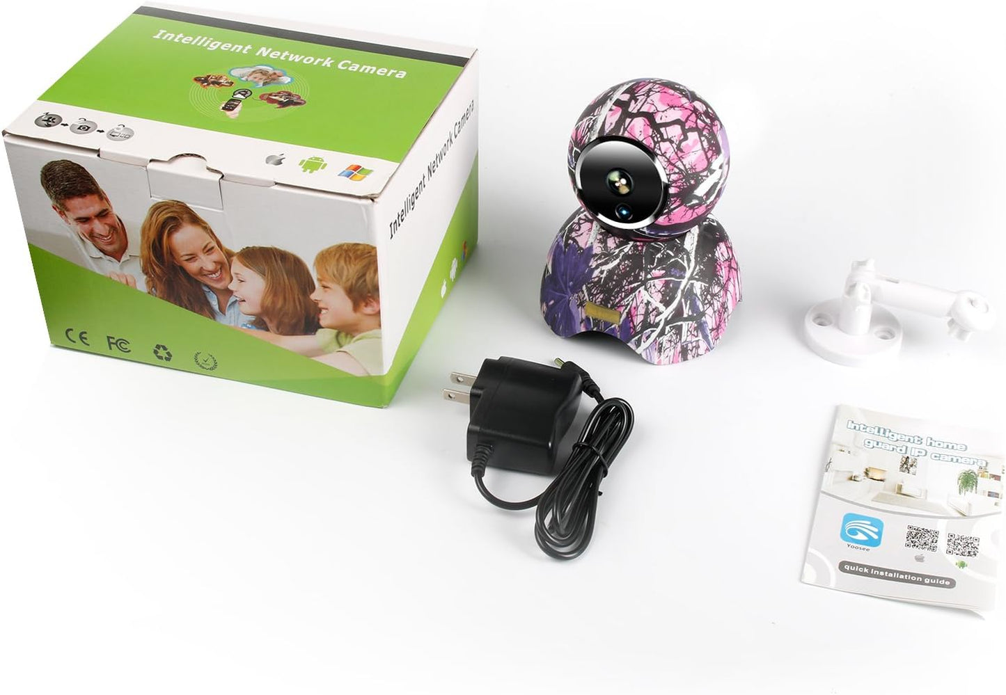 TRAIL WATCHER IP-Kamera 1080P HD WiFi-Überwachungskameras 10M IR-Nachtsicht-Heimsicherheitskamera Haustier-Babyphone mit Bewegungserkennung 2-Wege-Audio-Fernalarmunterstützung