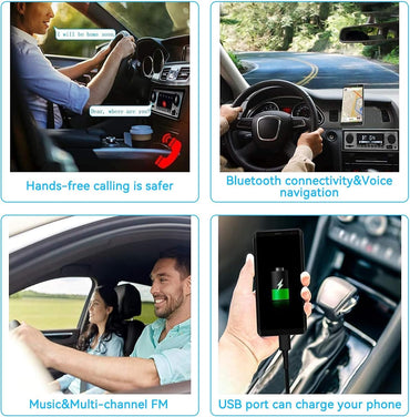 Oldtimer-Stereoanlage, Bluetooth-Autoradio, 2 Knöpfe, Einzel-DIN, 60WX4, FM, Freisprech-Autoradio, Oldtimer-MP3, AUX, USB, U-Disk-Audio mit Fernbedienung