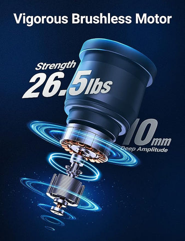 Massagepistole Massagegerät Bitfinic Mini Massage Gun 0,47kg Leicht Tragbar mit 4 Geschwindigkeiten 4 Massageköpfe, Massage Pistole für Nacken Schulte