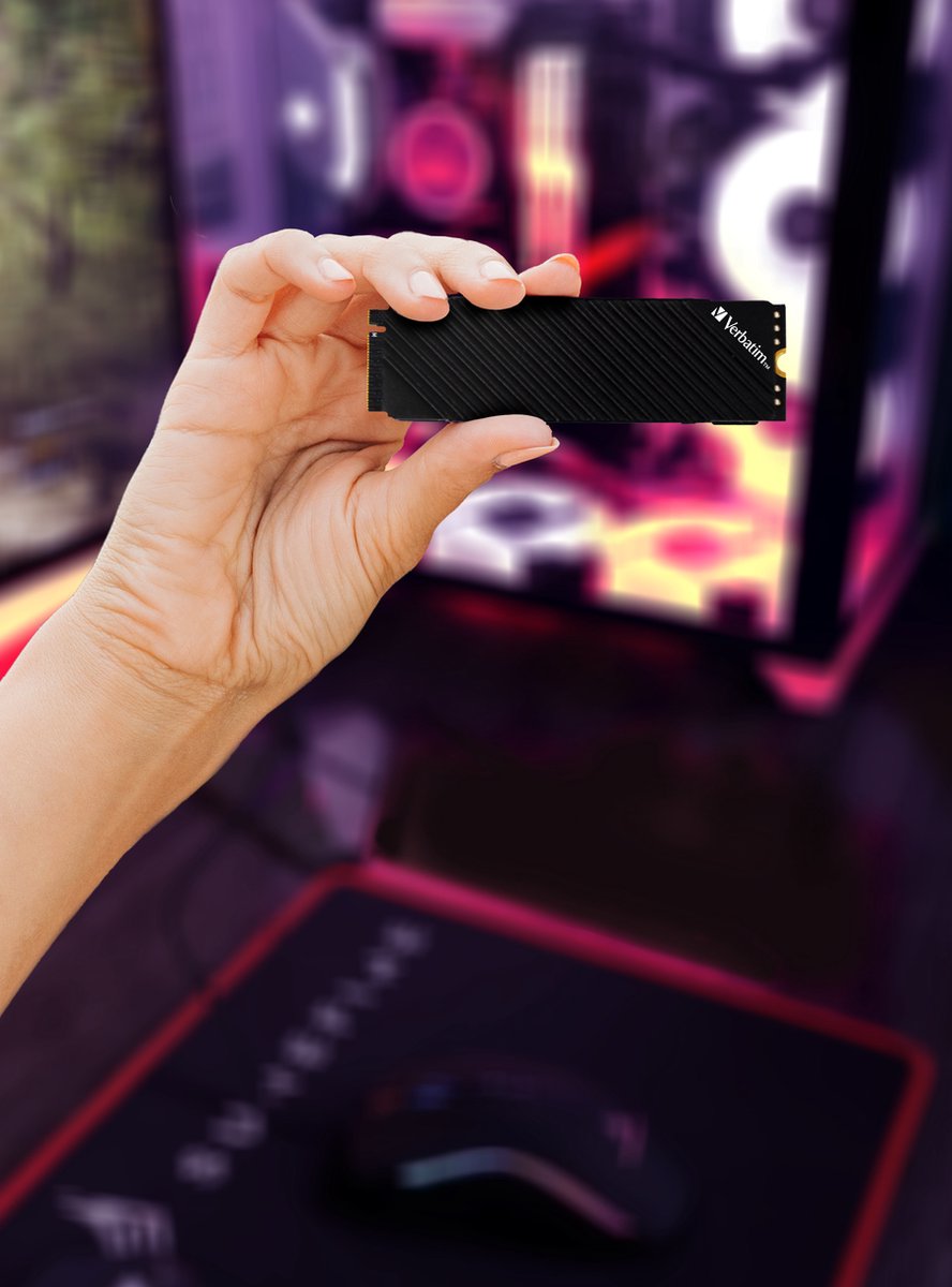 Verbatim Vi7000G PCle NVMe M.2 SSD 1TB 49367 PS5 PC