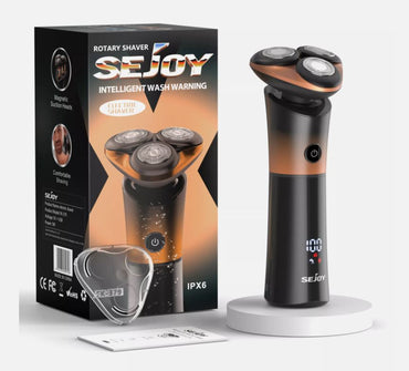 SEJOY Electric Shaver Rechargeable Razor Wet Dry Beard Trimmer Men Waterproof
