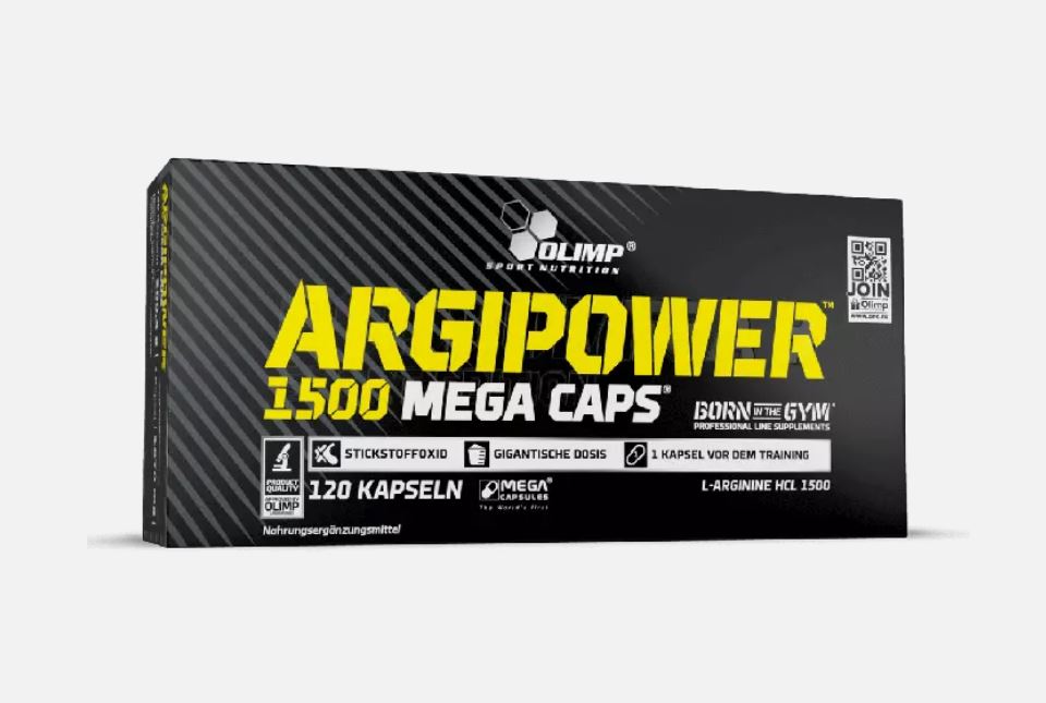 Olimp ARGIPOWER 1500 Mega Energie Training Qualität 120 Kapseln