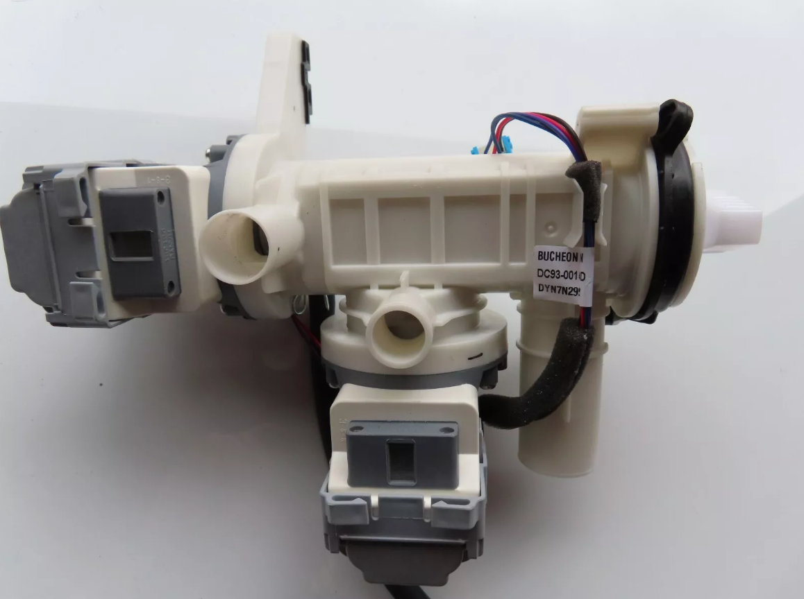 DOPPELTE ABLAUFPUMPE FÜR SAMSUNG WASCHMASCHINE DC97-16645G