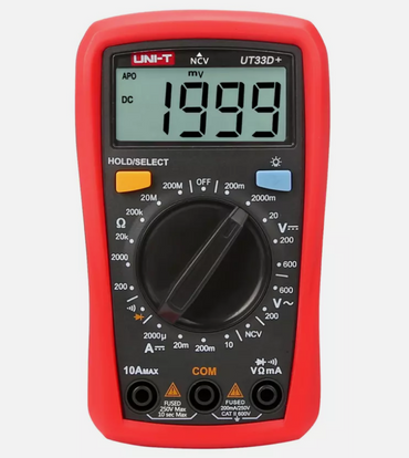 Uni-T ut33d+ Digitales LCD-Multimeter Digitales Messgerät
