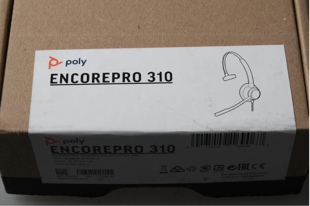 Poly Headset EncorePro 310 monaural QD