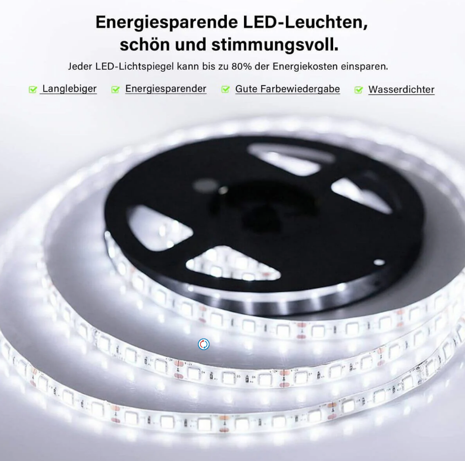 SONNI Badezimmer LED Spiegel Badspiegel mit Beleuchtung Touchschalter 45x60cm /50x70cm